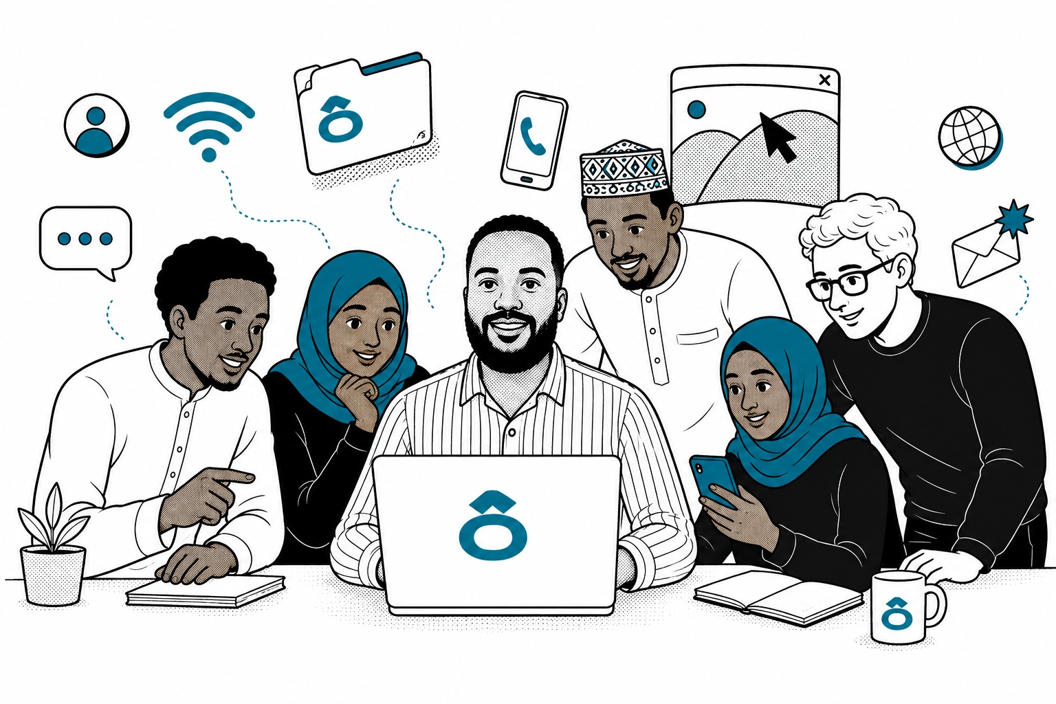 The Dalkom team